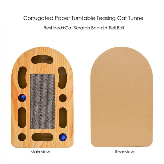 Corrugated Paper Interactive Cat Toy