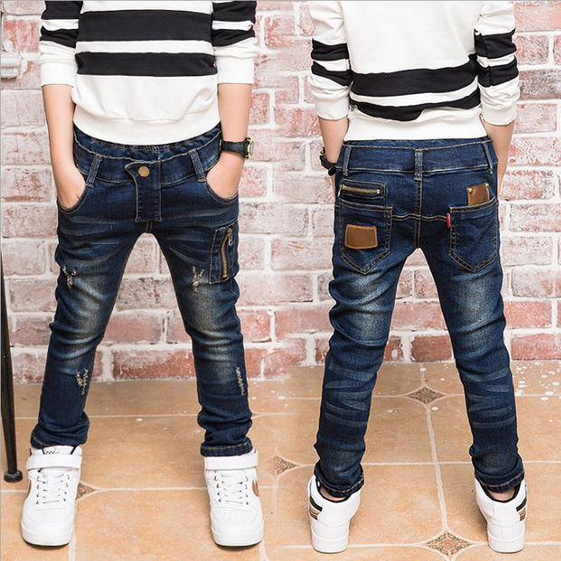 Loose Fit Boys Jeans Casual Comfort