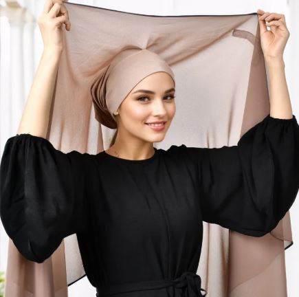 Hijab With Magnetic Buckle