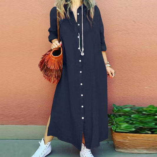 Long Sleeve Cardigan Dress