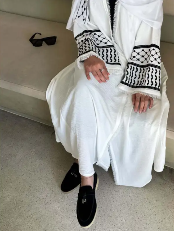 Elegant Embroidered Abaya