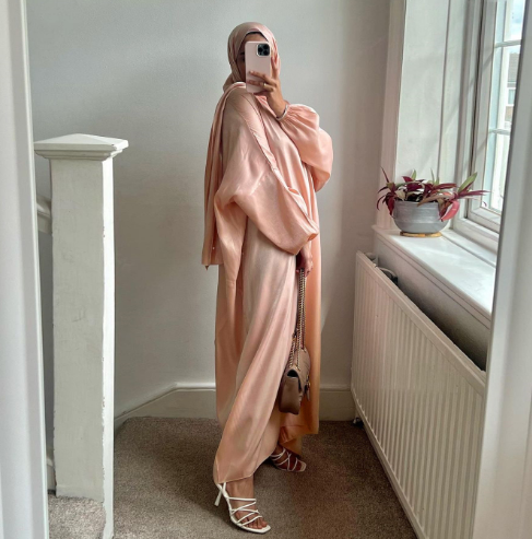 Moroccan Abaya With Matching Hijab