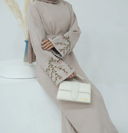 Floral Embroidery Abaya