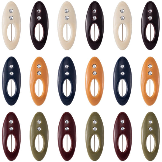 18-Piece Rhinestone Hijab Pin Set