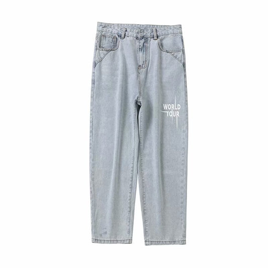 Men's Straight Loose Fit Jeans