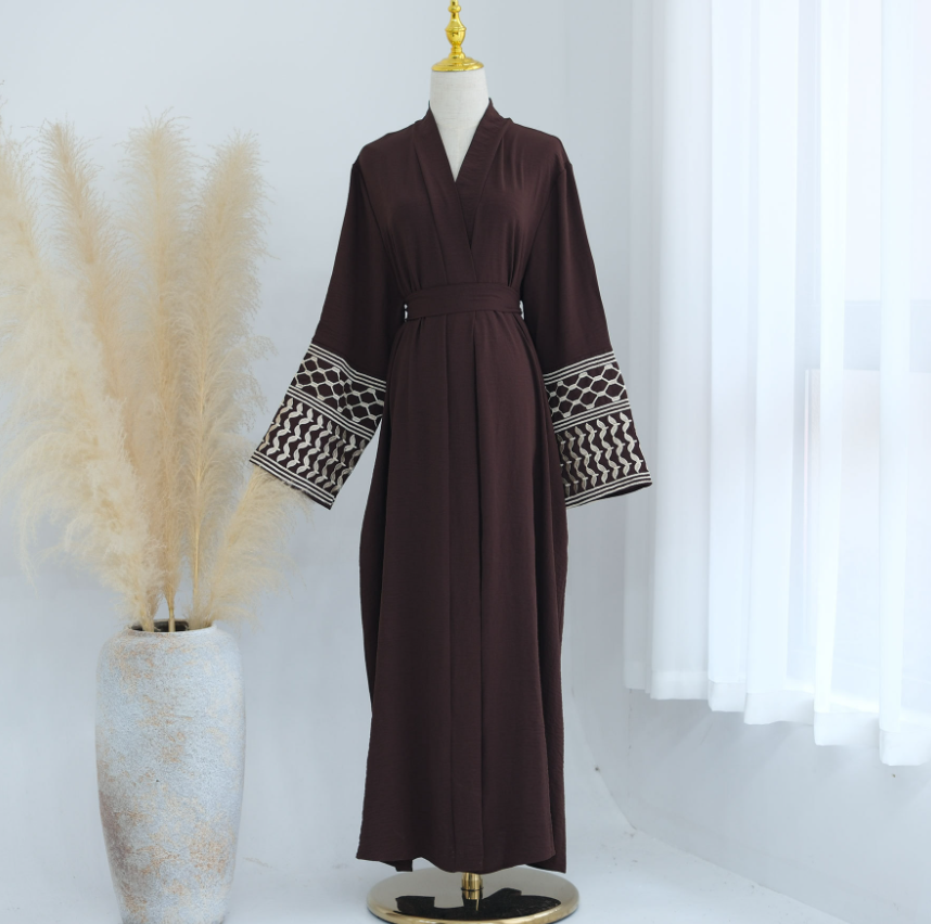 Elegant Embroidered Abaya