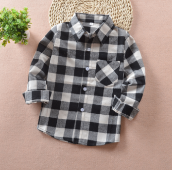 Boys Casual Flannel Shirt
