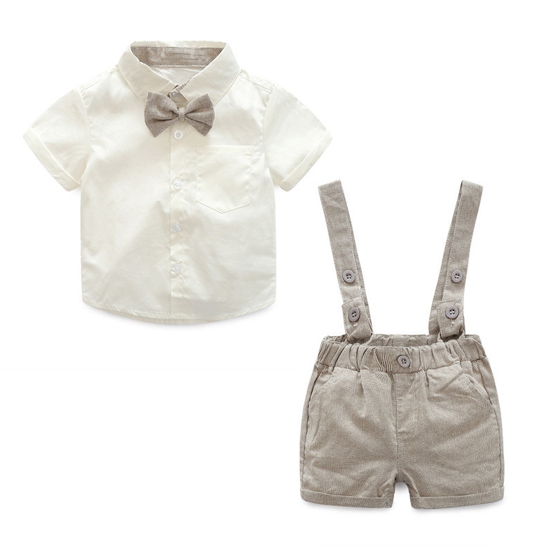 Boys’ Shirt, Suspender Pants & Bow Tie Set