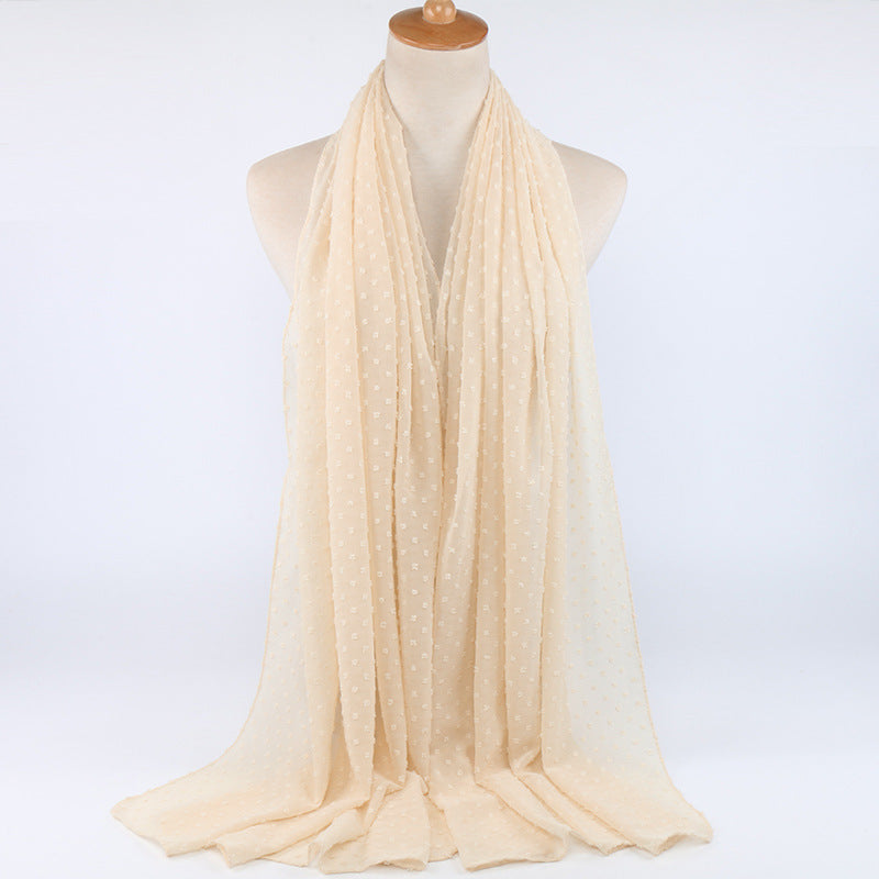 Pearl Chiffon Scarf