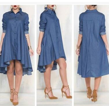 Women’s Loose-Fit Denim Shirt
