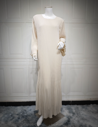 Pleated Maxi Dress