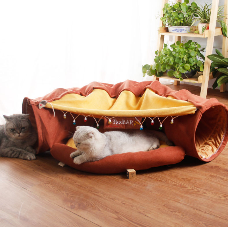 Interactive Cat Tunnel Toy