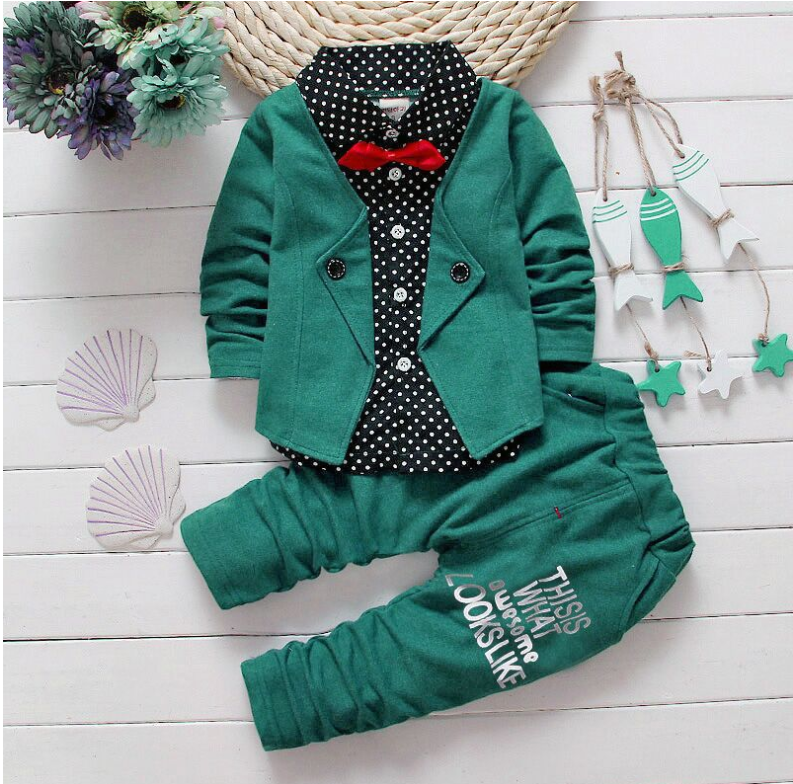 Boy's Casual Two-Piece Suit Set