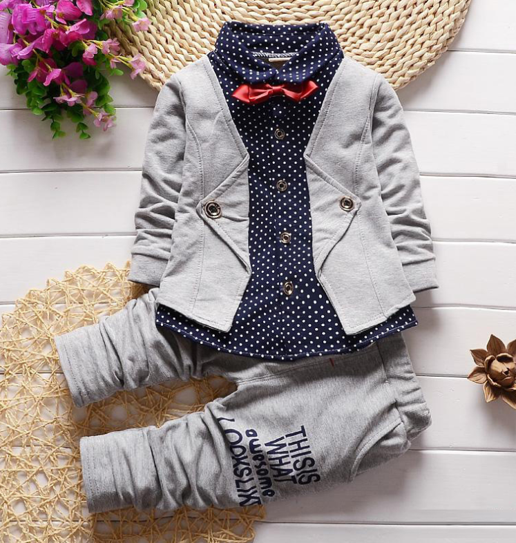 Boy's Casual Two-Piece Suit Set