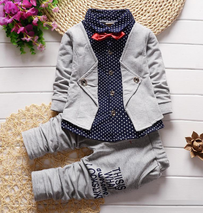 Boy's Casual Two-Piece Suit Set