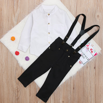 Boys’ Gentleman Shirt & Trousers Set