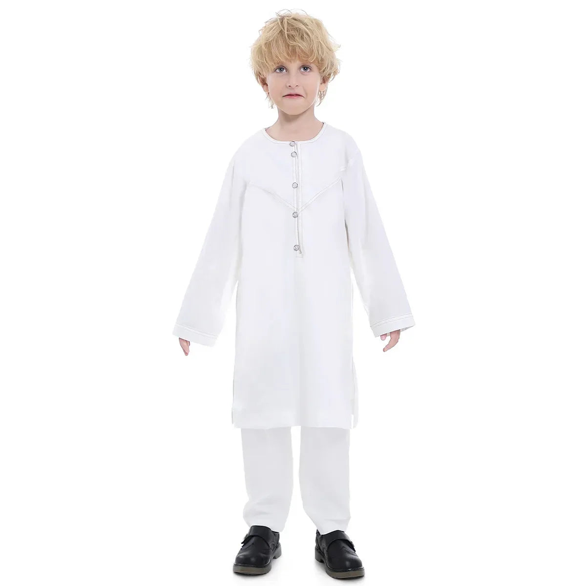 2026 Kids Qamis 2 Piece Set 