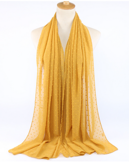 Pearl Chiffon Scarf