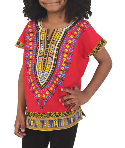 Kids's African Print Dashiki Tunic