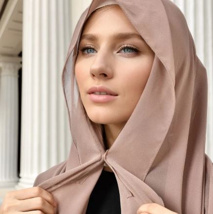 Hijab With Magnetic Buckle