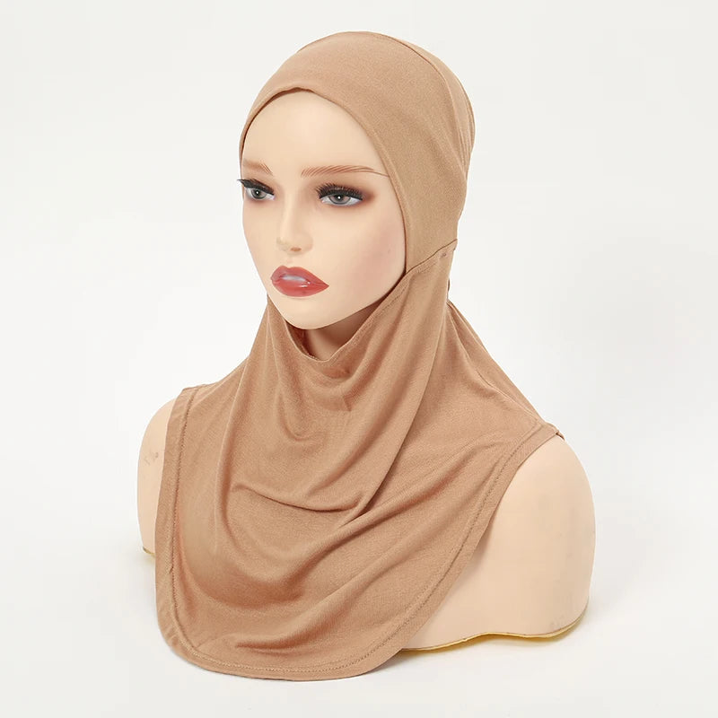 New Muslim Underscarf Inner Hijab Cap Muslim Headscarf Inner Hijab Caps Islamic Underscarf Ninja Hijab Scarf Hat Cap Bone Bonnet