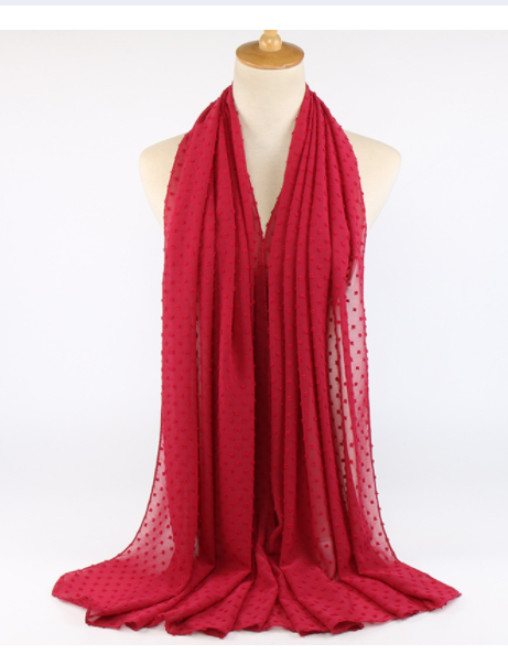 Pearl Chiffon Scarf
