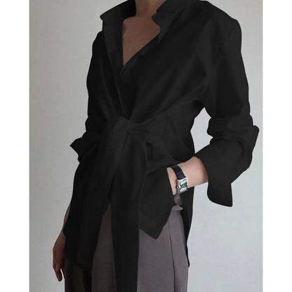 Long Sleeve Casual Blouse