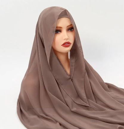 Hijab With Magnetic Buckle