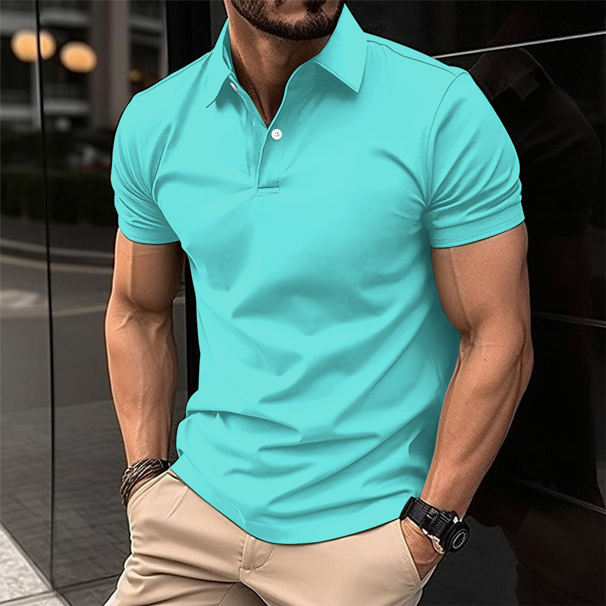 Classic Short Sleeve Polo Shirt