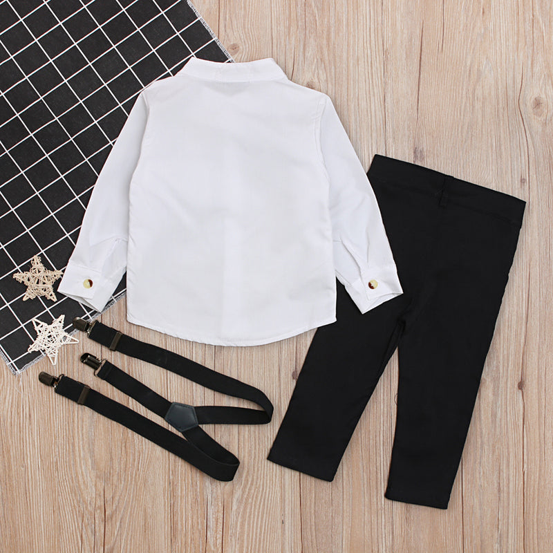 Boys’ Gentleman Shirt & Trousers Set