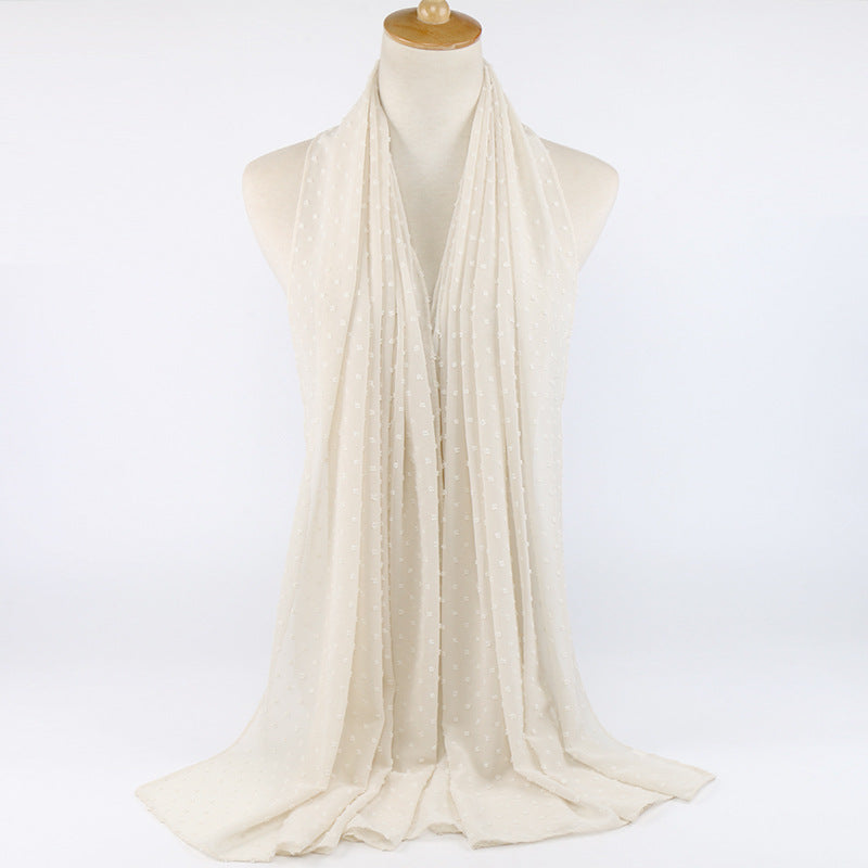 Pearl Chiffon Scarf