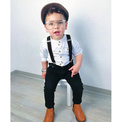 Boys’ Gentleman Shirt & Trousers Set