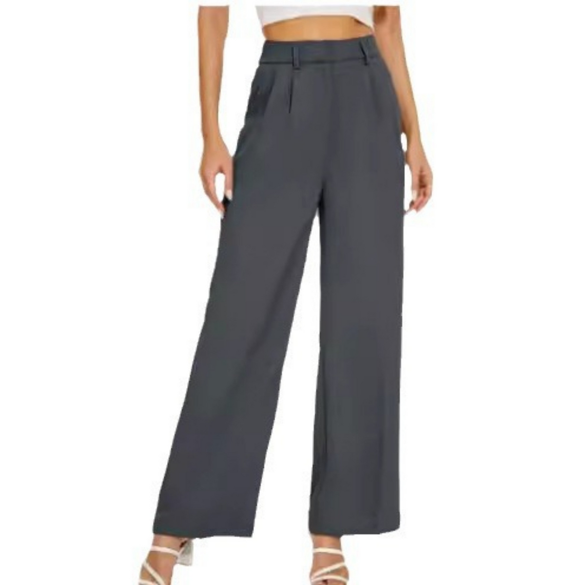Wide-Legged Pants Suit