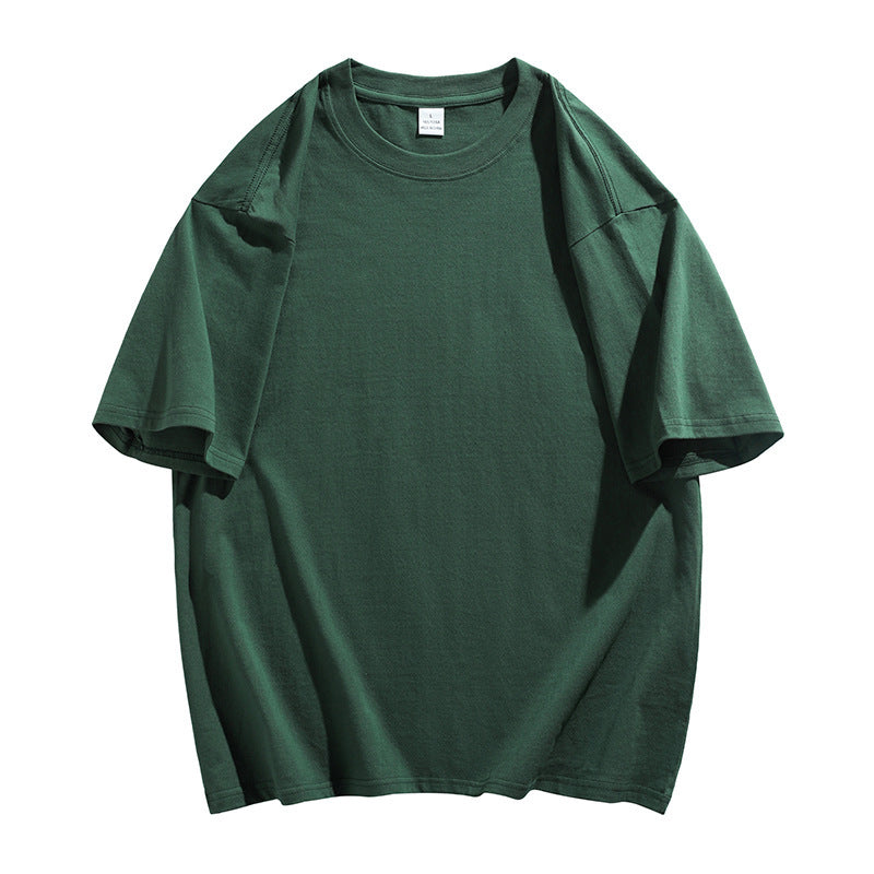 Oversized Cotton T-Shirt with Round Neck