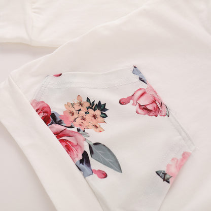 Girls’ Floral Hoodie & Pants Set