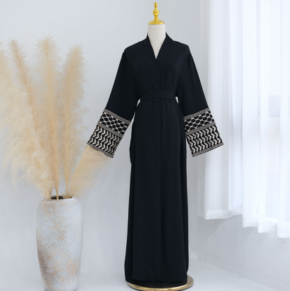 Elegant Embroidered Abaya