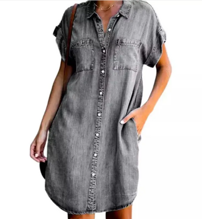 Denim T-Shirt Dress