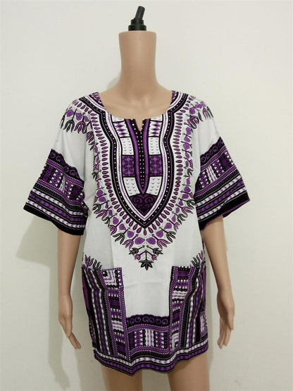 Women’s African Print Dashiki Tunic