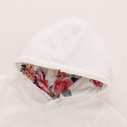 Girls’ Floral Hoodie & Pants Set