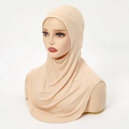 New Muslim Underscarf Inner Hijab Cap Muslim Headscarf Inner Hijab Caps Islamic Underscarf Ninja Hijab Scarf Hat Cap Bone Bonnet