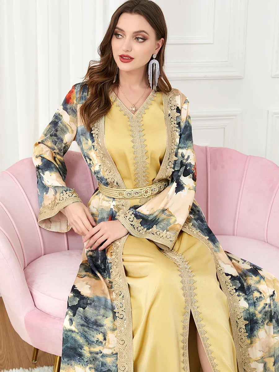 Morocco Abaya 2 Piece Set