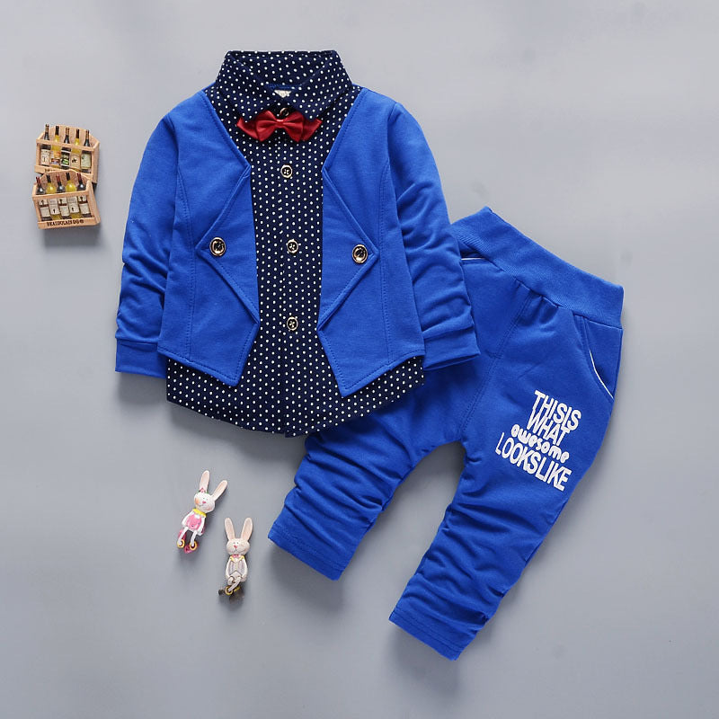 Boy's Casual Two-Piece Suit Set
