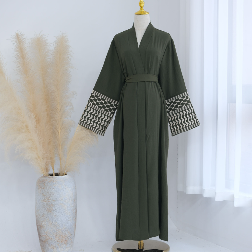 Elegant Embroidered Abaya