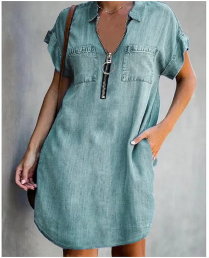 Denim T-Shirt Dress