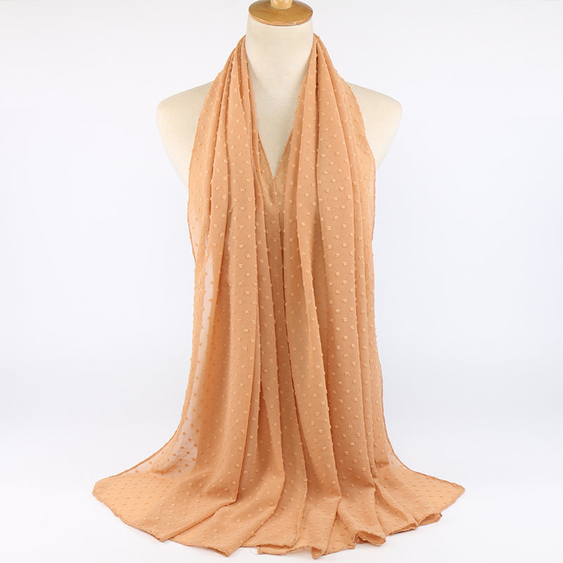Pearl Chiffon Scarf