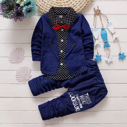 Boy's Casual Two-Piece Suit Set
