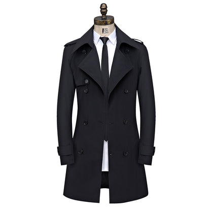 Men's Mid-length Overcoat