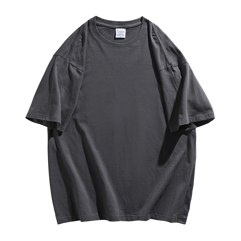 Oversized Cotton T-Shirt with Round Neck
