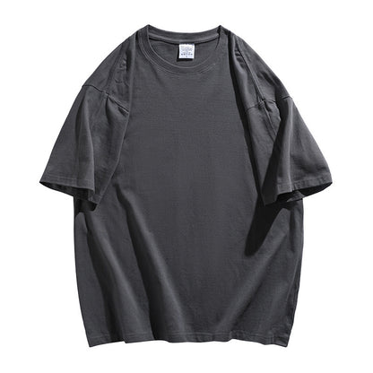 Oversized Cotton T-Shirt with Round Neck
