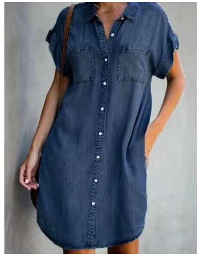 Denim T-Shirt Dress